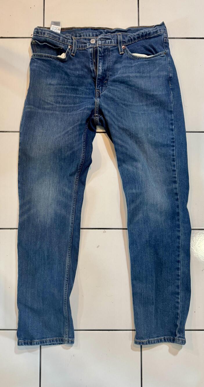 Levis 511 Jeans Mens 34x30 Blue Slim Fit Stretch Denim Medium Wash Pants